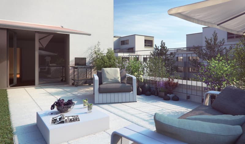 Wunderschöne Wohnung mit gemütlicher Dachterrasse (6)