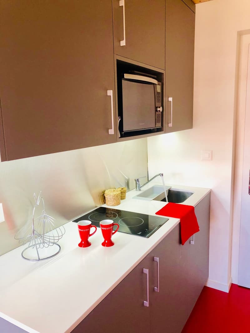 Studio meublé pour étudiant - Bon TL CHF 300.00 offert ! (2)