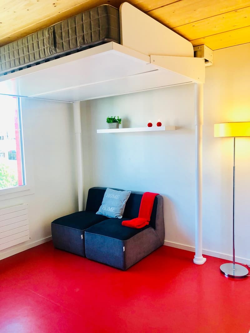 Studio meublé pour étudiant - Bon TL CHF 300.00 offert ! (3)