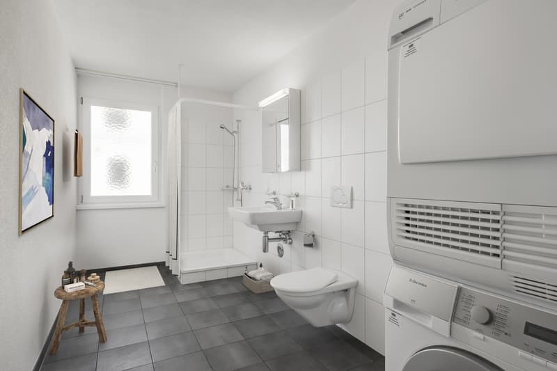 Grosszügige Wohnung mit sonnigem Gartensitzplatz (6)