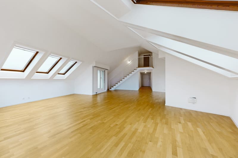 Profitez d'une vaste terrasse et d'un magnifique attique en duplex ! (5)