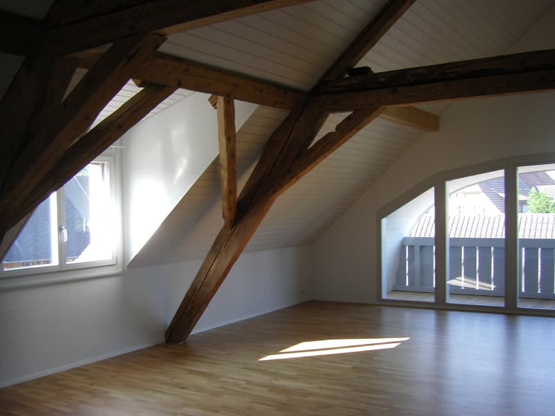 Charmante 4.5-Zimmer-Dachwohnung mit Balkon in Radelfingen (2)