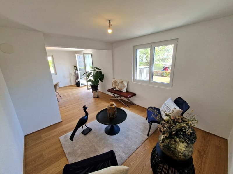 Kernsaniertes 4.5-Zimmer-Doppeleinfamilienhaus mit Garten & Garage in Widnau (4)