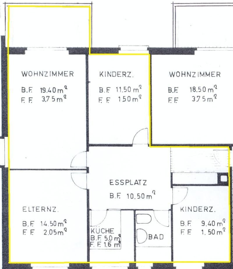 4.5 Zimmer-Wohnung im 1. OG mit Balkon (15)