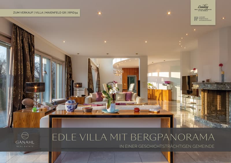 Edle Villa mit Bergpanorama in historischem Heidi-Dorf PREISREDUKTION (1)