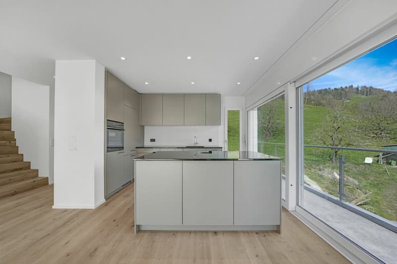 Modern semi-detached house in a green area with a view of Säntis - ready for occupancy (6)