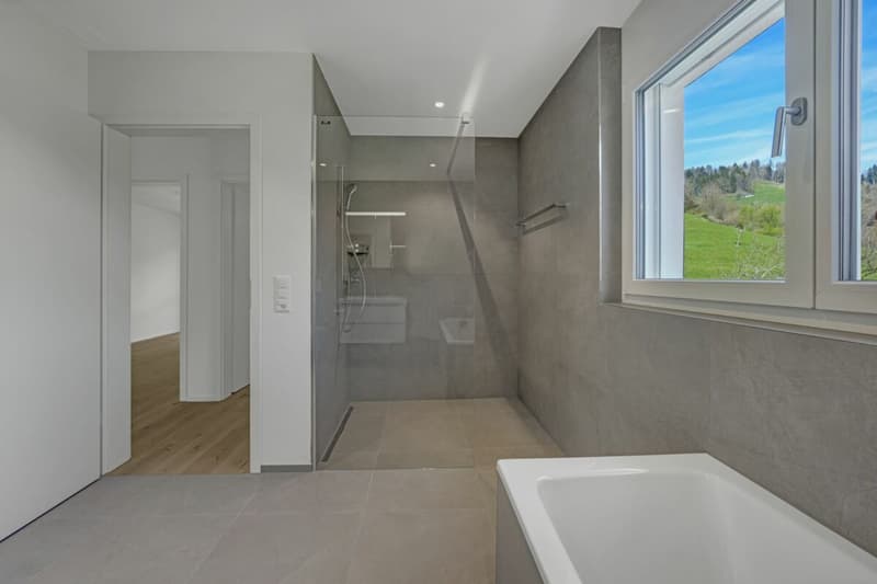 Modern semi-detached house in a green area with a view of Säntis - ready for occupancy (14)