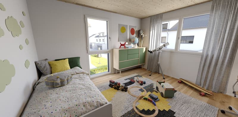 Grosszügig, individuell, naturnah - Familienglück in Rheinnähe (7)