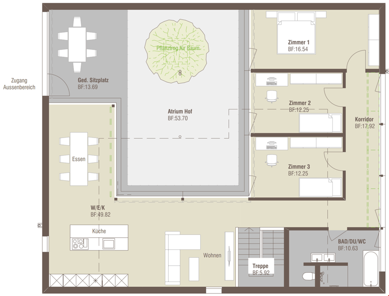 Nachhaltiges Atriumhaus - ein neuartiges Wohngefühl *noch 6 von 20 verfügbar* (7)