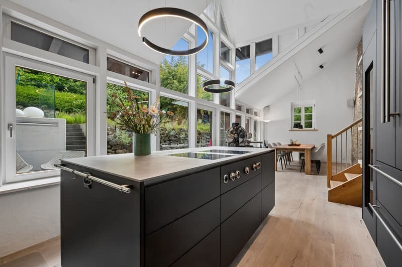 Stilvoll renoviertes Baselbieter Bauernhaus mit grossem Garten, Pool und Nachbargrundstück (4)