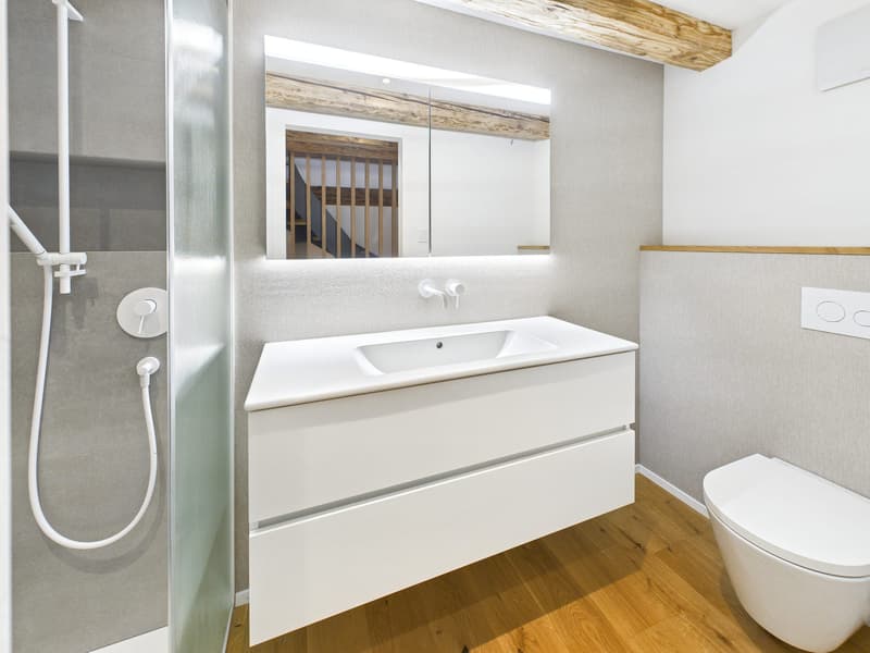 Charme et Modernité - Flarzhaus Totally Renovated with Charming Seating Area in the Heart of Dürnten (6)