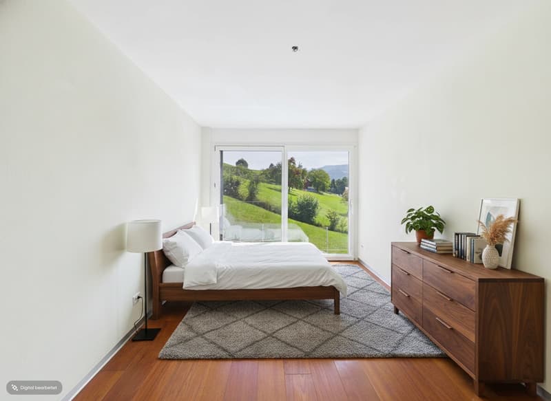 Exklusive Terrassenwohnung an wunderschöner Lage mit freier Sicht auf die Berge, die Linthebene und den Zürichsee (6)