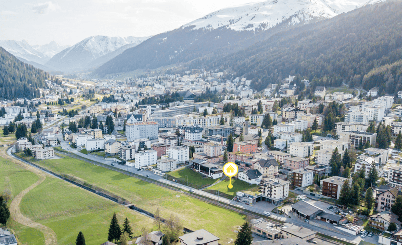 Exklusives Grundstück mit Mehrfamilienhaus in Davos Dorf (5)
