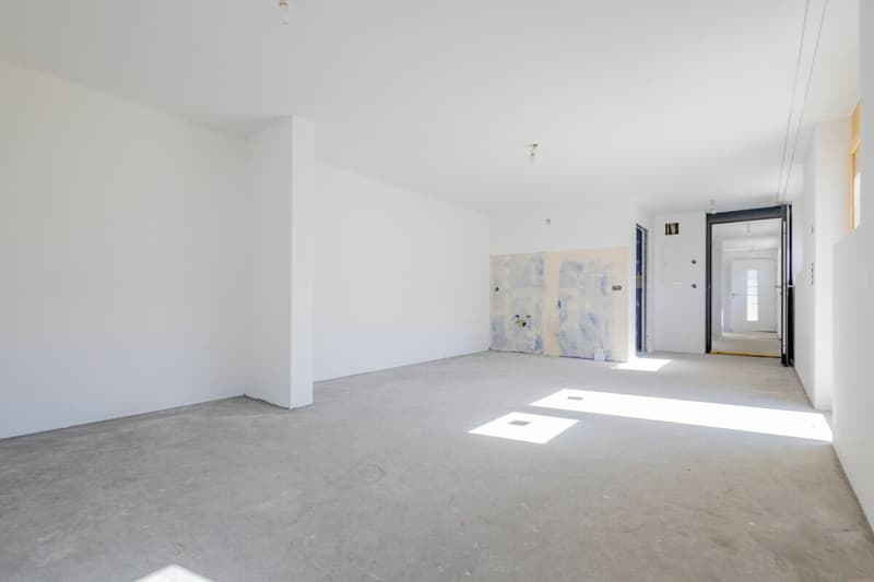 Helles Neubau-Studio mit Terrasse und Weitblick in Davos Wiesen (5)
