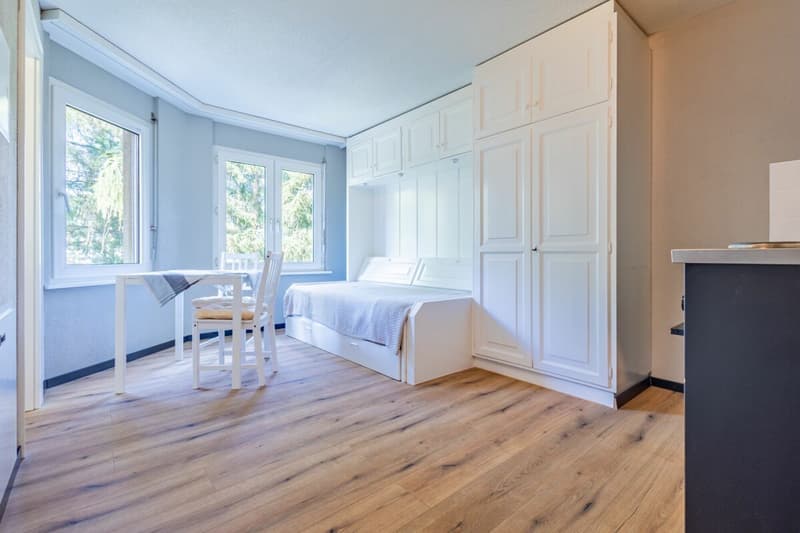 Charmante, möblierte 1-Zimmer-Wohnung in Davos Platz (1)