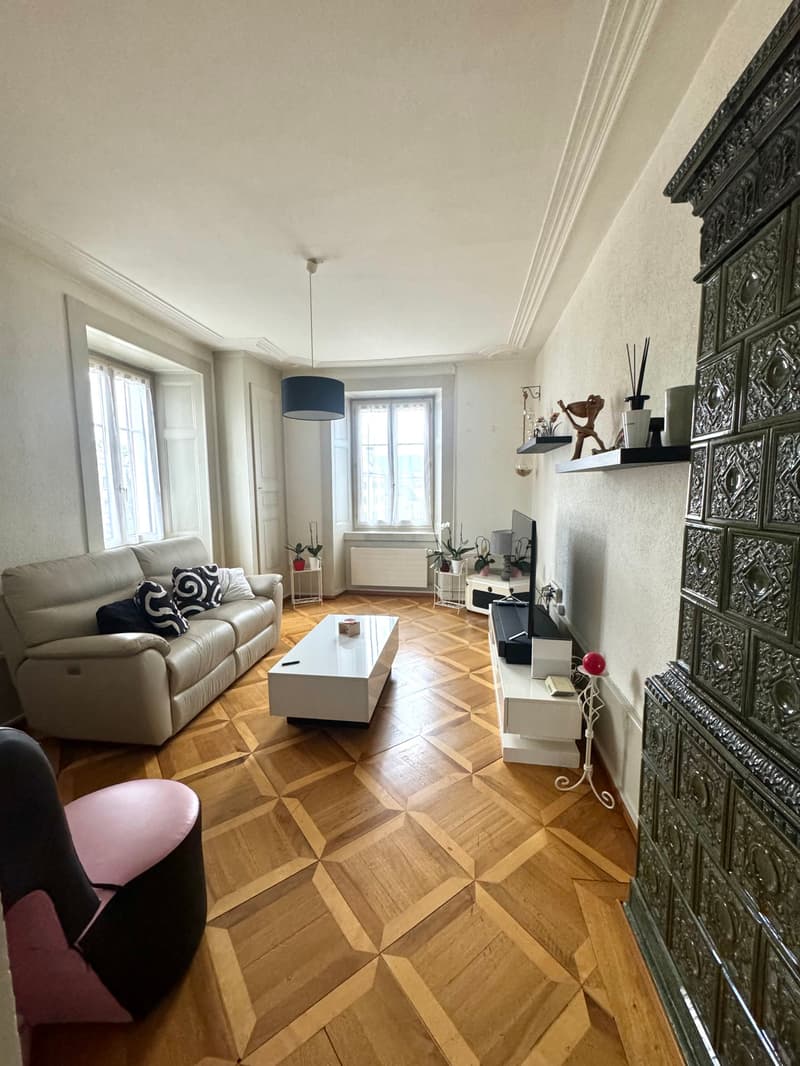 Bel appartement avec cachet - place de parc disponible si besoin (3)