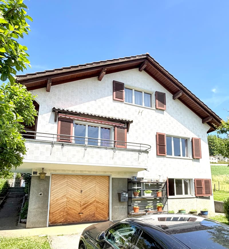 Maison individuelle sur trois niveaux avec balcon, jardin, place de... (1)
