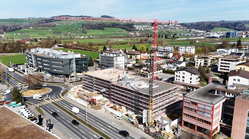 Aktuelle Baustellenaufnahme