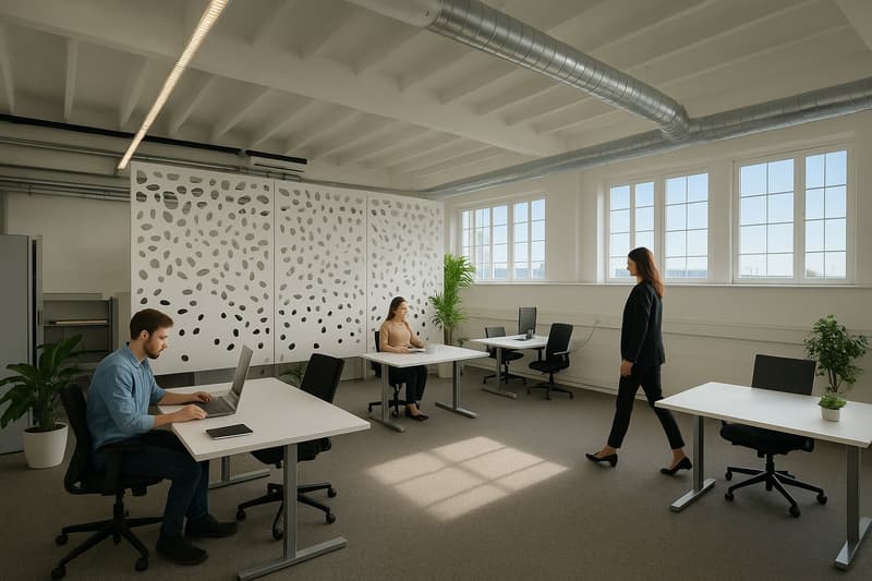 Büroräume mit 250m², Lagerhallen mit 215m2 zuzüglich Aussenflächen und Parkplätze (1)