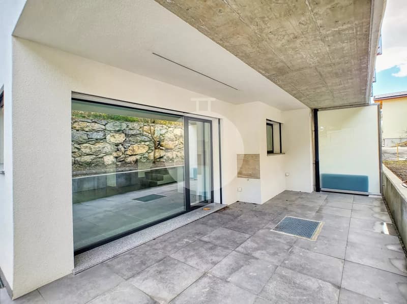 Superbe villa contemporaine et mitoyenne dans le village de Grimisuat (4)