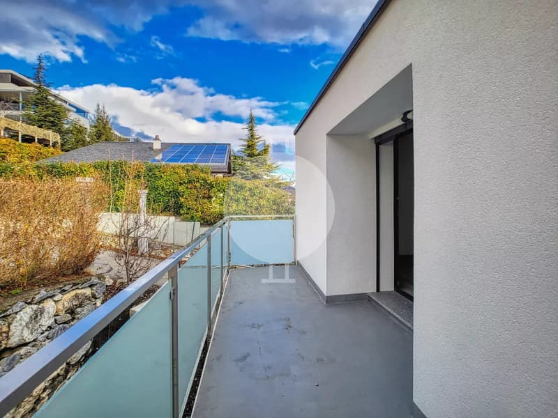Superbe villa contemporaine et mitoyenne dans le village de Grimisuat (9)