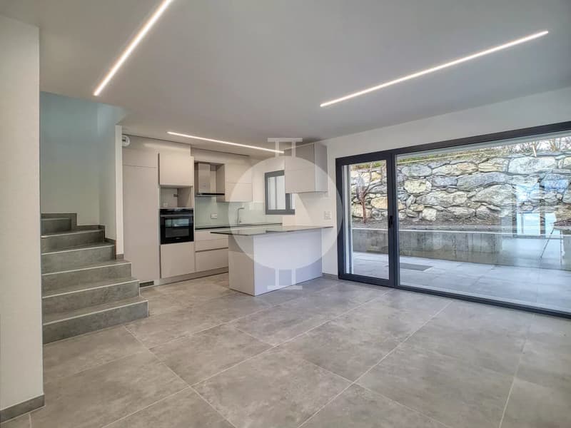 Superbe villa contemporaine et mitoyenne dans le village de Grimisuat (2)