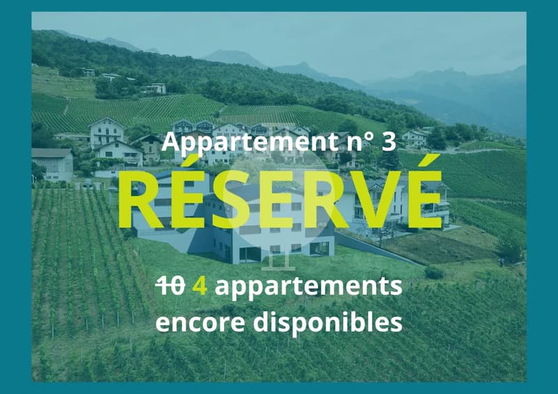 À vendre : appartement neuf 3.5 pièces dans nouvelle résidence à Venthône (1)