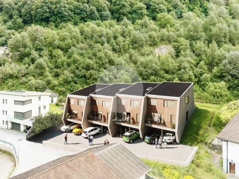 Opportunité rare : villa mitoyenne neuve à vendre au centre-ville de Sion (2)