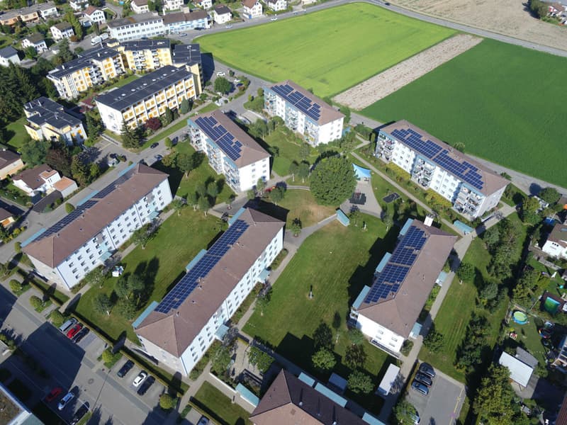 Liegenschaft, Luftaufnahme