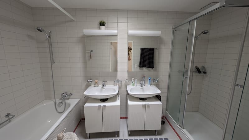 Badezimmer-Dusche