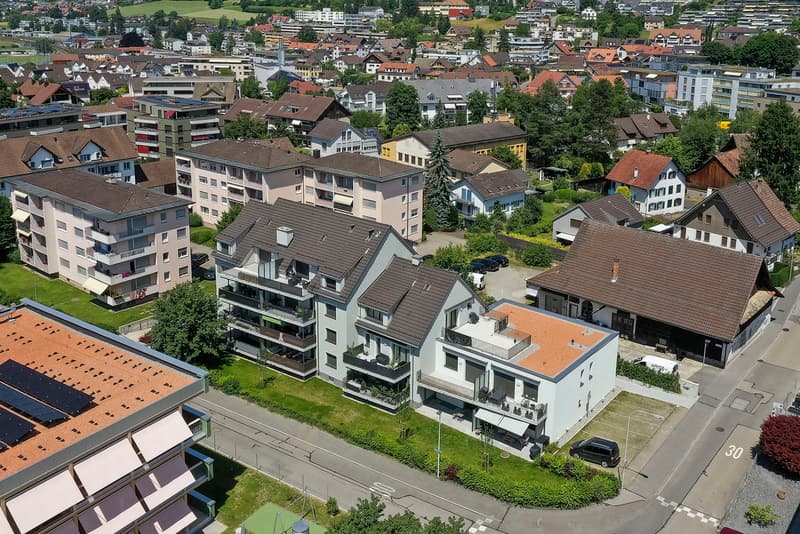 Luftaufnahme Liegenschaft
