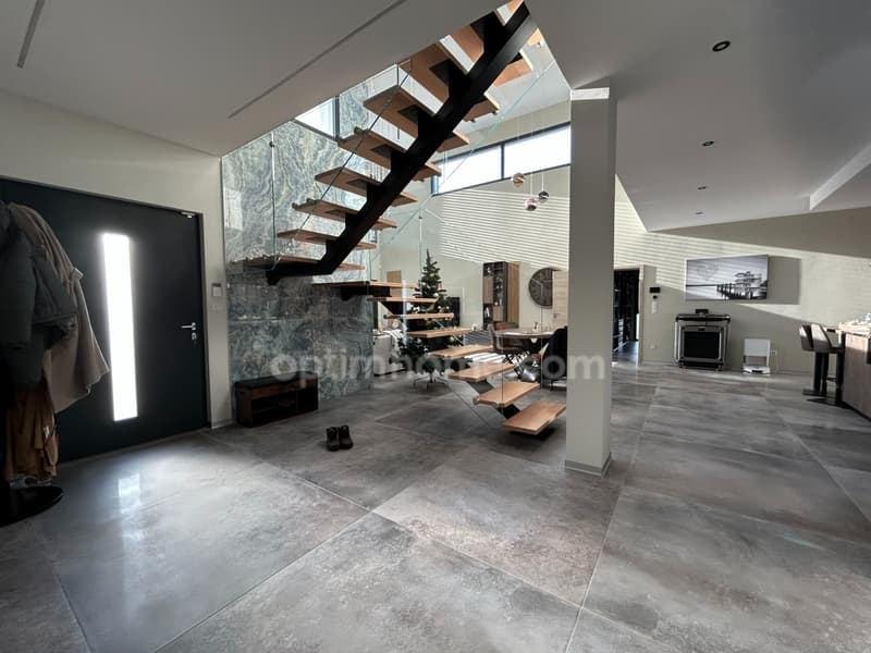 BETTENDORF, 2min de HIRSINGUE, Villa d'architecte, 222m² habitable (8)
