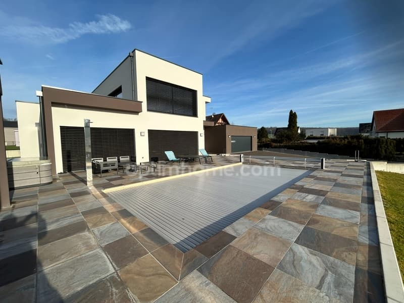 BETTENDORF, 2min de HIRSINGUE, Villa d'architecte, 222m² habitable (2)