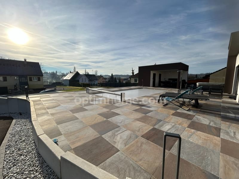 BETTENDORF, 2min de HIRSINGUE, Villa d'architecte, 222m² habitable (3)