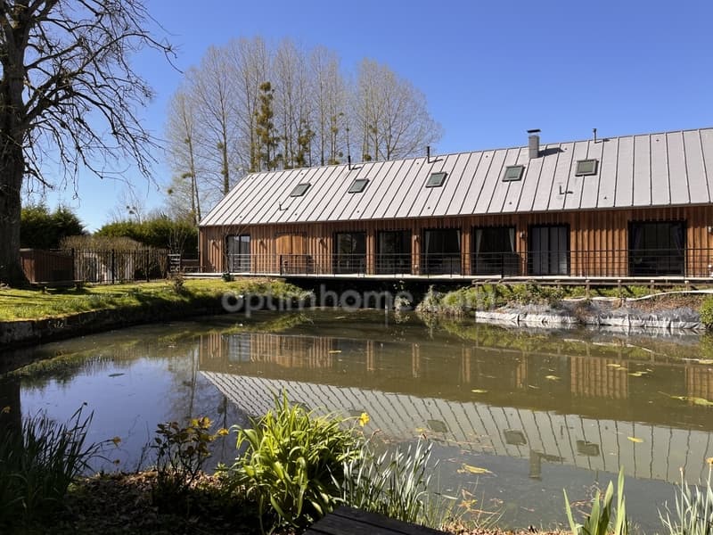 Propriété rare, sur 5900m², 2 habitations 500m², 2 étangs, un espace (6)