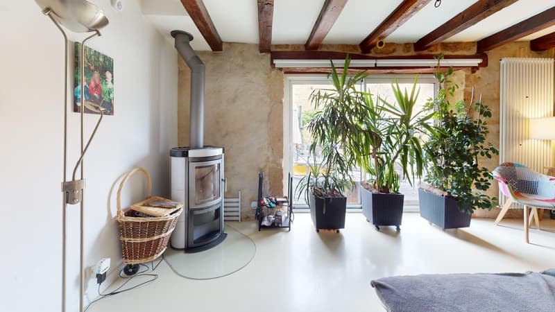 Ancien corps de ferme rénové avec piscine, grange et studio (11)