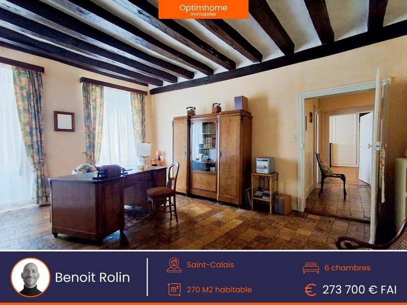 Maison bourgeoise du XIXe siècle au coeur de Saint-Calais (1)