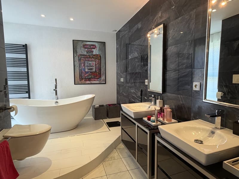 Duplex d'exception aux portes de la Suisse - Terrasse, jardin, vue (10)