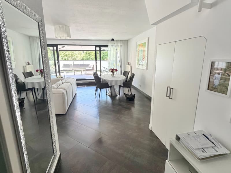 Duplex d'exception aux portes de la Suisse - Terrasse, jardin, vue (7)