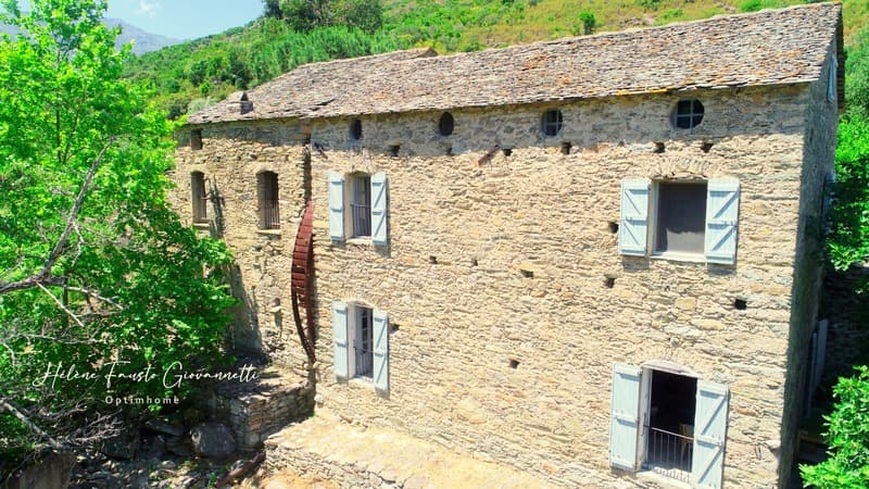 Ancien Moulin en Pierre avec dépendances sur près de 2,3 hectares - (2)