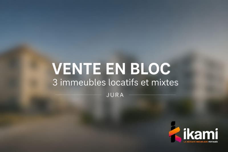 VENTE EN BLOC ? Portefeuille de 3 Immeubles de Rendement dans le Jura (1)