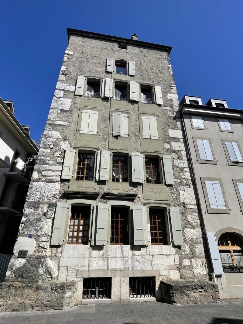 Studio meublé à louer ? Nyon, Rue de Rive 53 vue lac au 4e étage (8)
