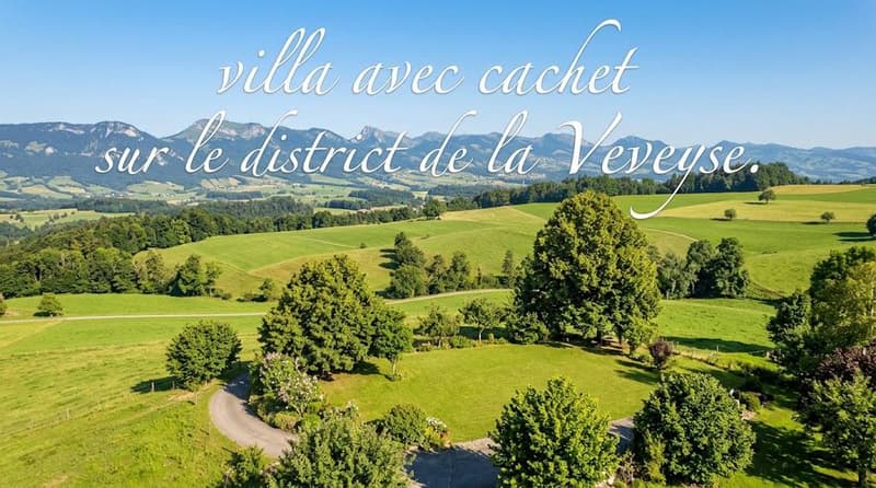 Villa avec cachet sur le District de la Veveyse! (1)