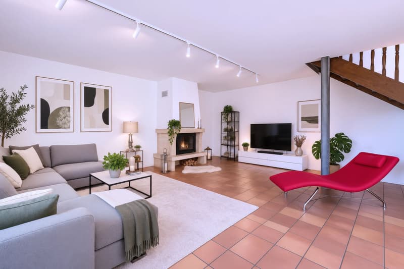Maison mitoyenne de 6.5 pièces avec jardin. au coeur d'un village préservé (3)