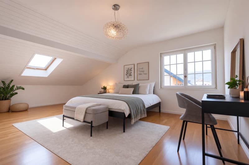 Maison mitoyenne de 6.5 pièces avec jardin. au coeur d'un village préservé (5)