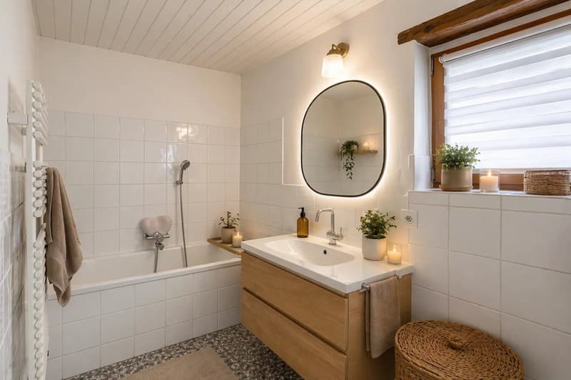 Salle de bains homestaging