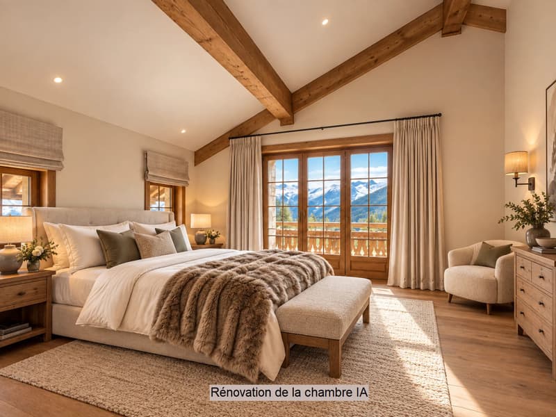 Beau chalet sur grand parcelle (9)