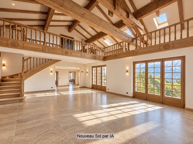 Beau chalet sur grand parcelle (4)