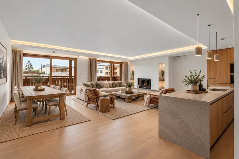 Un élégant appartement au coeur de Crans-Montana (2)
