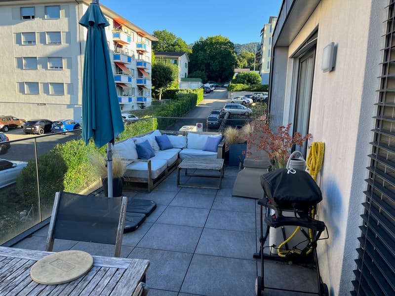 Joli appartement avec grande terrasse centre de Rolle, immeuble neuf (8)